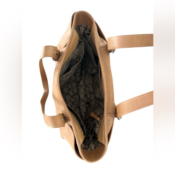 Coach Brown Leather Zip Top Double Buckle Straps - Picture 9 of 14